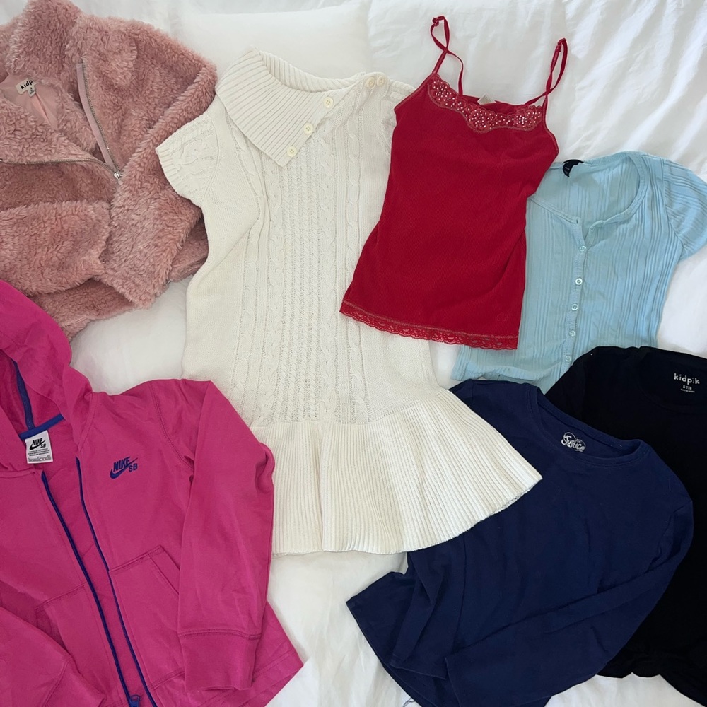 Bundle of 7 girls clothing items all size 8